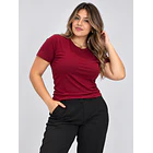 Polera Básica Elasticada Manga Corta  3