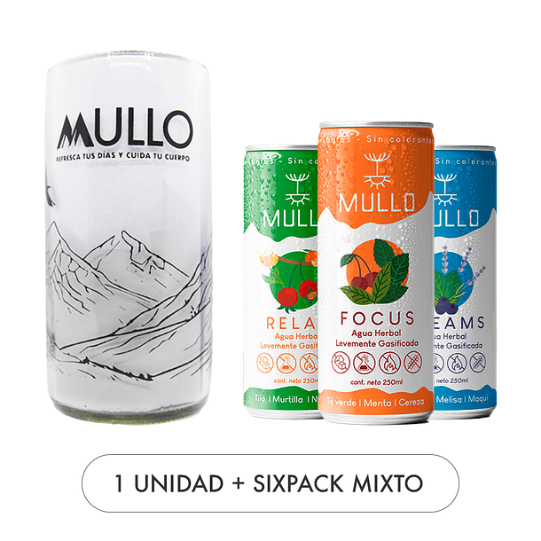 Six Pack Mixed Mullo + Organic Glass 1