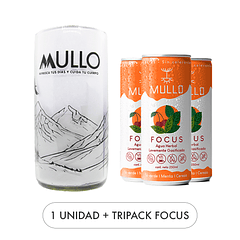 Pack 3 Mullo Focus + Vaso Ecológico