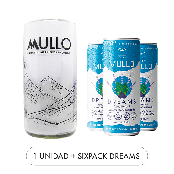 Six Pack Mullo Dreams + Vaso Ecológico 1