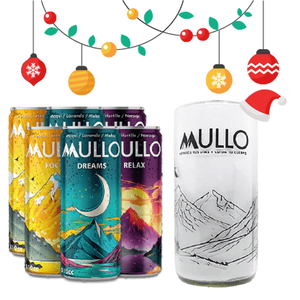 Pack Navideño Amigos: 6 Mullo Mixto + 1 Vaso Eco🎁🌿 