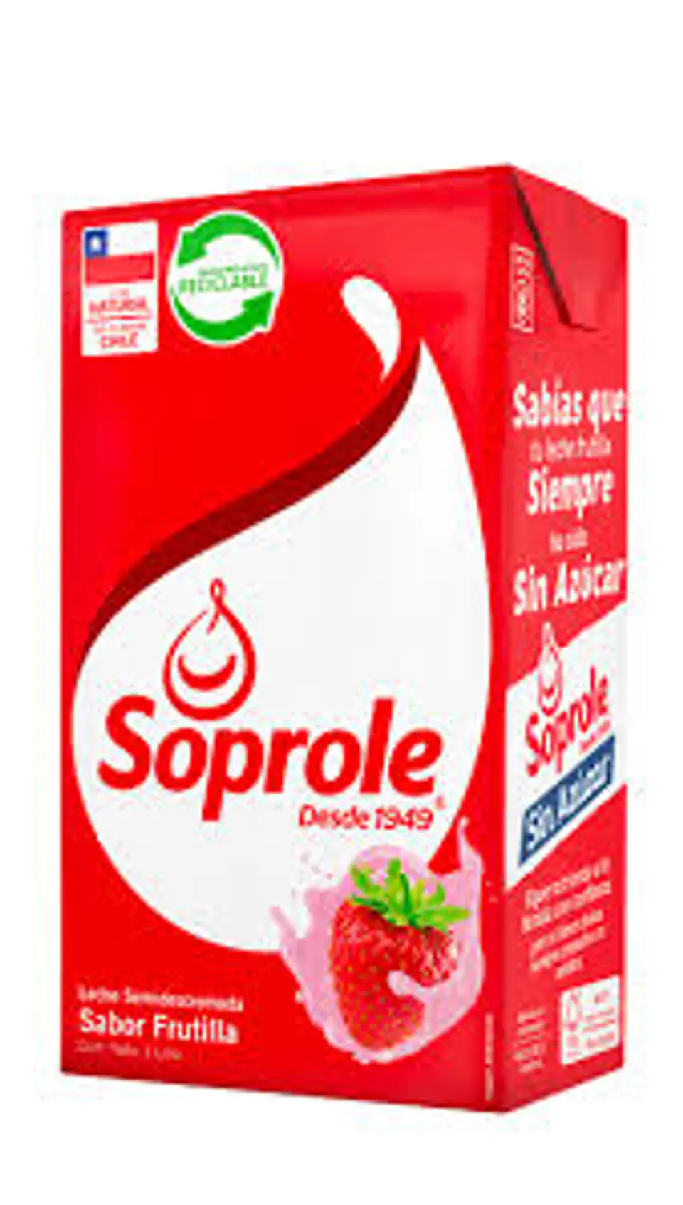 Leche Frutilla Soprole  1