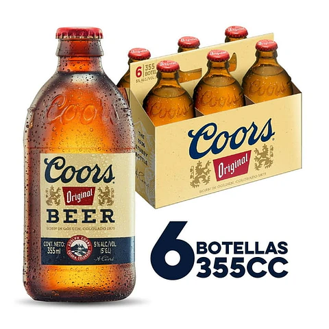 Pack cerveza Coors 