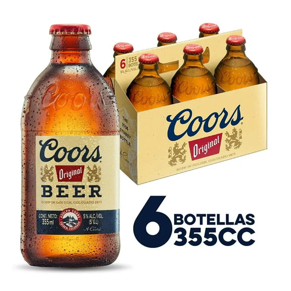 Pack cerveza Coors  1