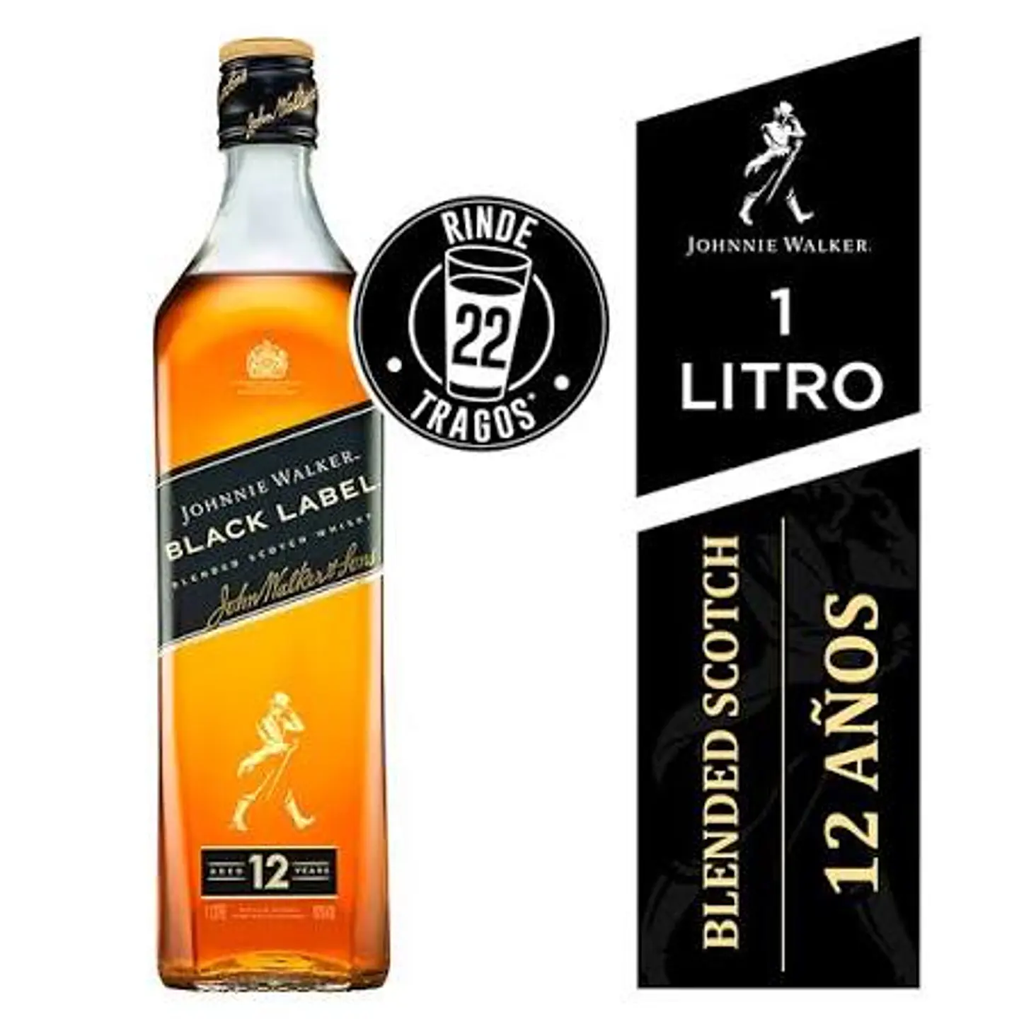 Whisky Johnnie walker Black label  1