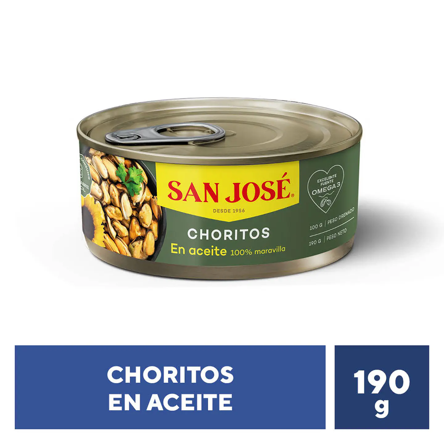 Choritos San José en aceite  1