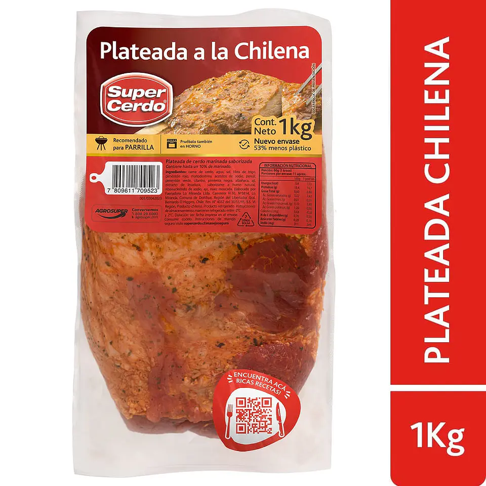 Plateada de cerdo super cerdo ala chilena  1