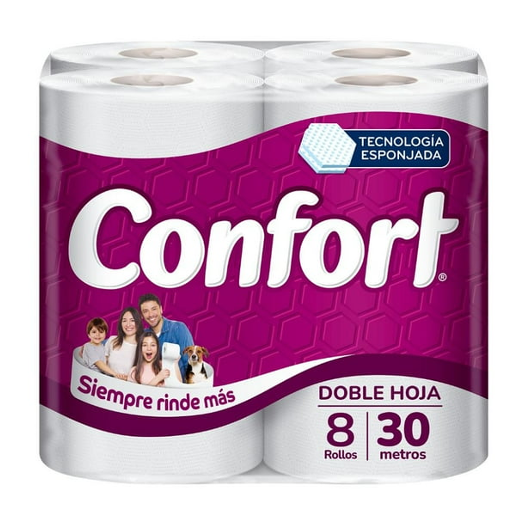 Confort confort manga de 12 unidades de 4 rollos de 50 metros  1