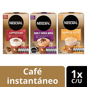 NESCAFE CAPPUCCINO X 3 ÚNIDADES DE 148GRS