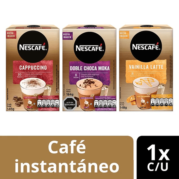 NESCAFE CAPPUCCINO X 3 ÚNIDADES DE 148GRS 1