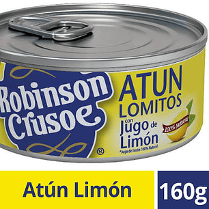 Atún lomito ROBINSON CRUSOE con jugo de limón 