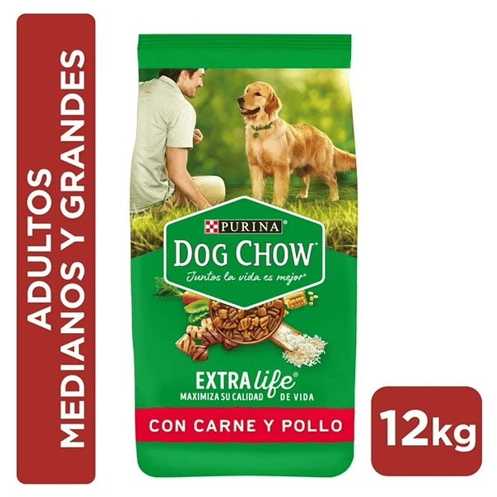 PURINA DOG CHOW sabor carne y pollo  1