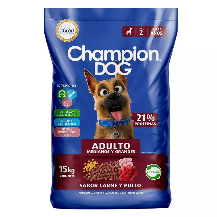 CHAMPIÑON DOG sabor carne y pollo  1