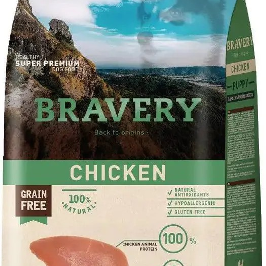 Puppy Bravery chicken large premium  1