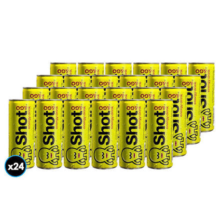 pack energética Shot 24 unidades todos los sabores  1