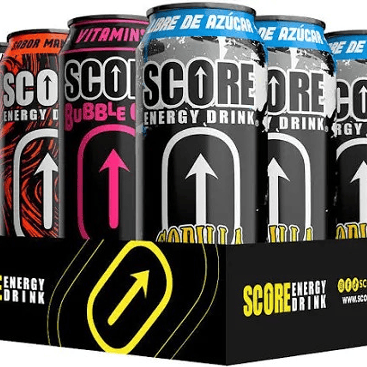 Pack energética score todos los sabores  1