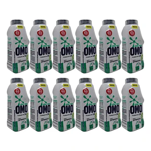Detergente Omo Aloe Vera Caja X 12 Liquido Para Diluir 500ml