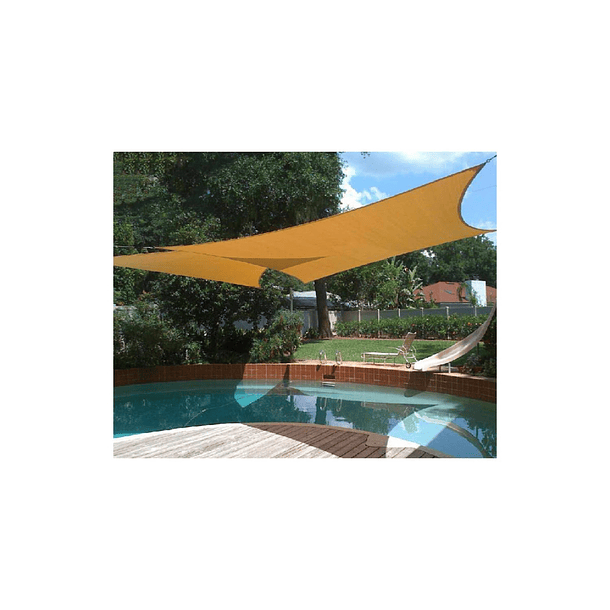 Toldo Vela Sombra Malla Anti Uv Retangular 3mtrs x 2mtrs 2