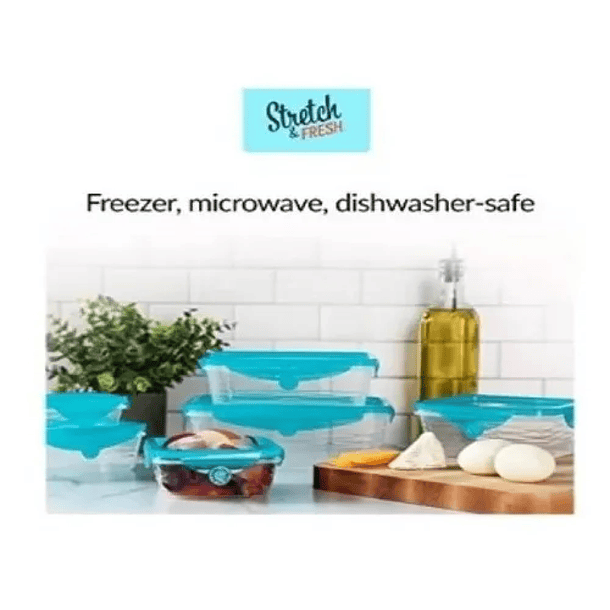 Set De Tupper Hermético 12 Piezas Fresh And Stretch Bpa Free 2