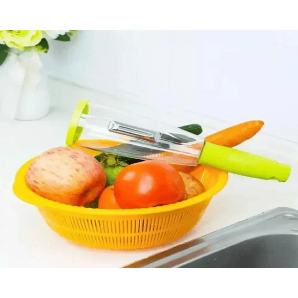 Pelador De Verduras Con Almacenamiento Cocina 1