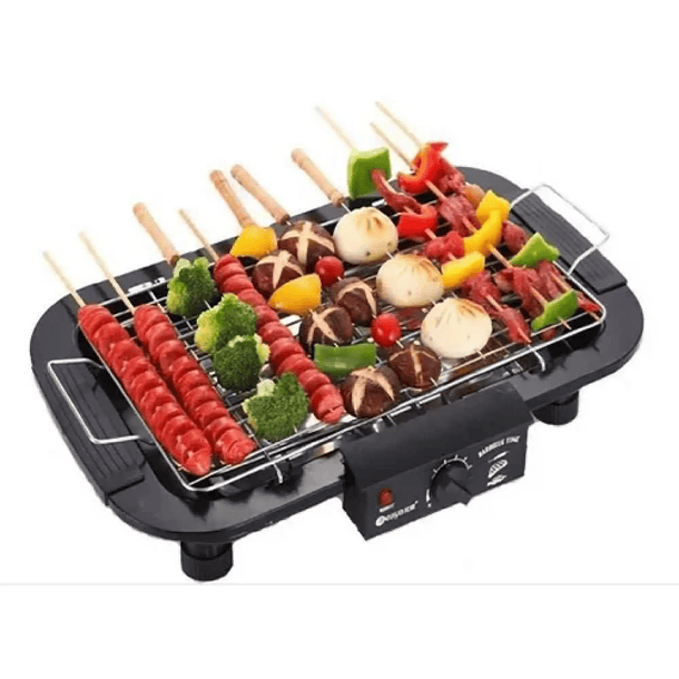 Parrilla Eléctrica Parrillero Portátiles Asado 2000w Grill Color Negro 1