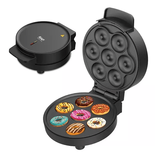 Maquina Para Donas 7 Pcs Raf Color Negro