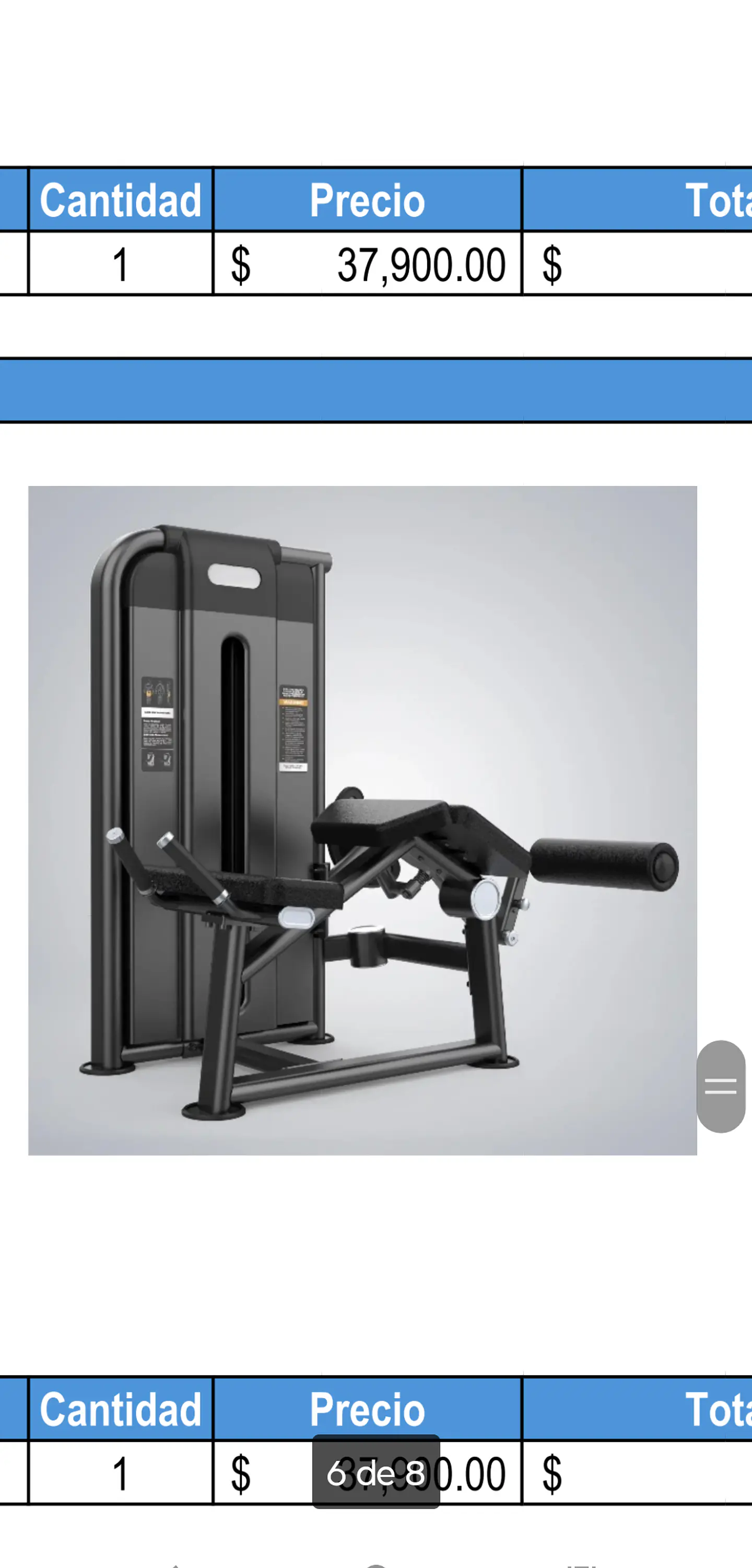 Máquina Femoral Acostado  1