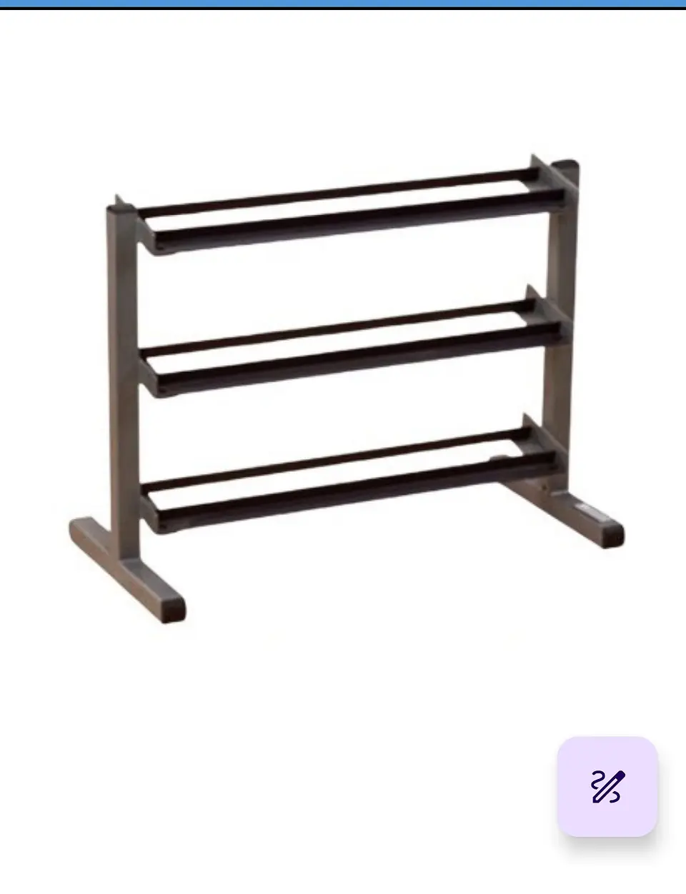 Rack de mancuernas 3 niveles para 10 pares  1