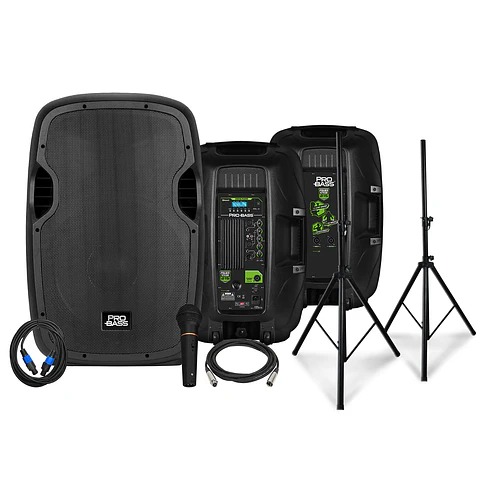 Combo Caja 15" Act+Pas+2Atr+Mic+Cable 5303303