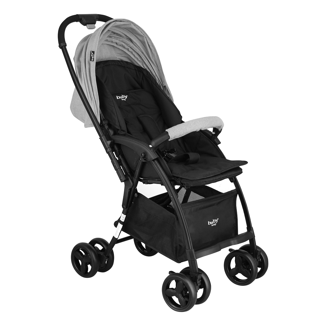 COCHE PASEO GRIS/LIVIANO BW-208G19 BABY WAY