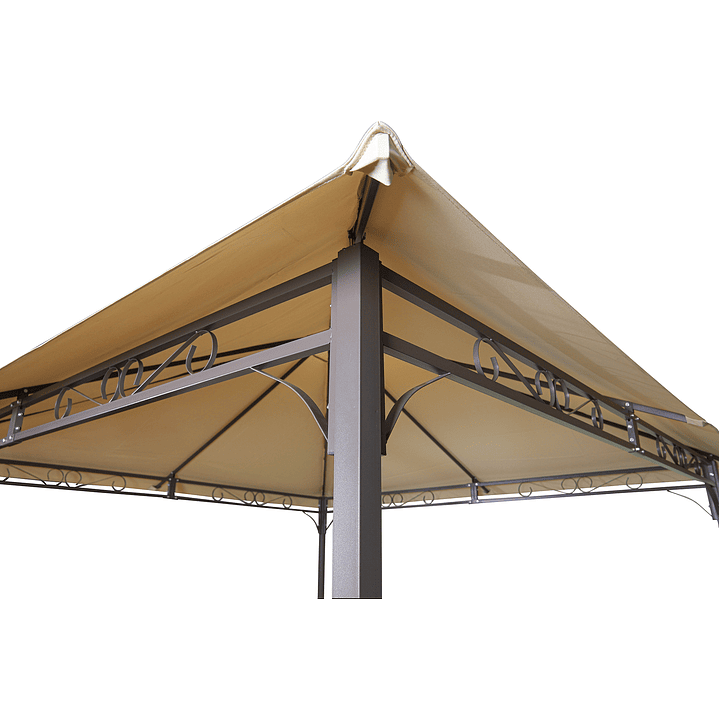GAZEBO METAL 3x3  BEIGE YF-3136 3