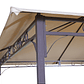 GAZEBO METAL 3x3  BEIGE YF-3136 - Miniatura 4