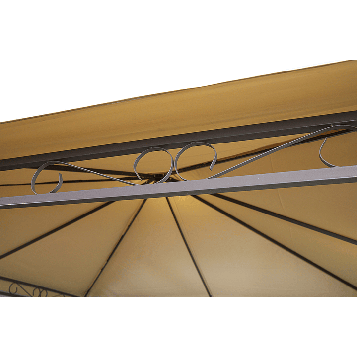 GAZEBO METAL 3x3  BEIGE YF-3136 5