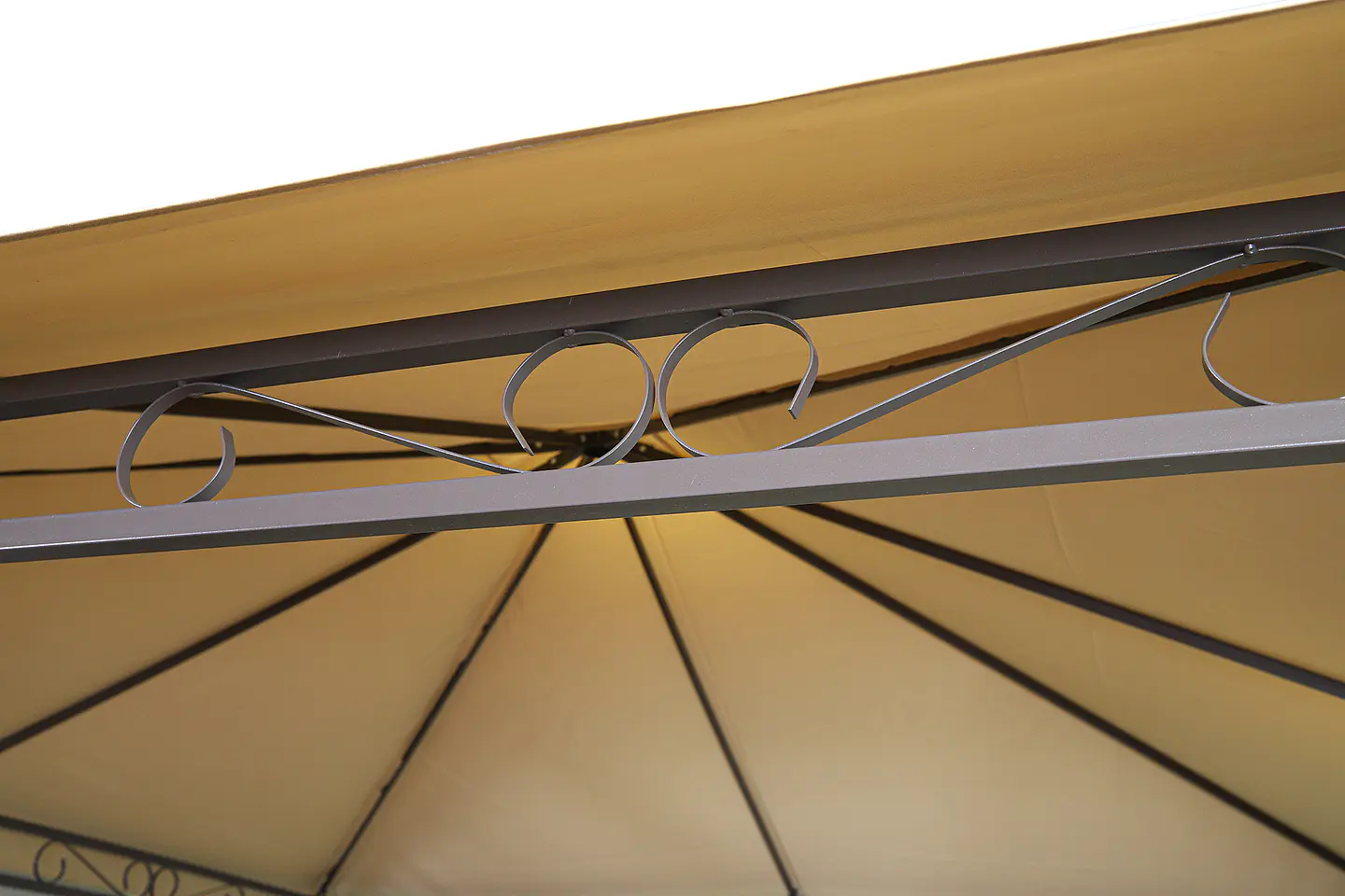 GAZEBO METAL 3x3  BEIGE YF-3136 5