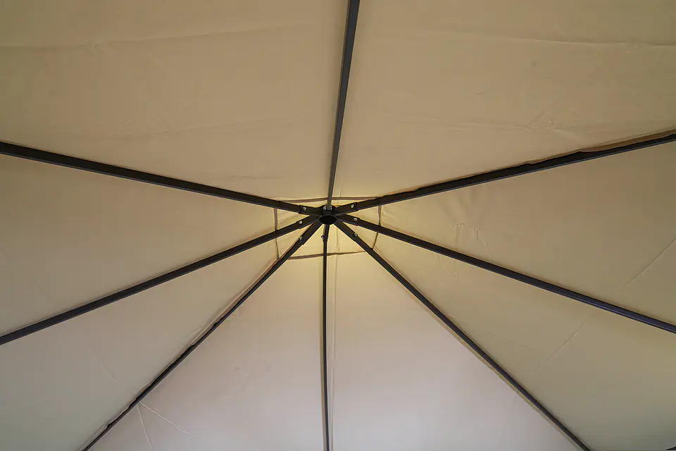GAZEBO METAL 3x3  BEIGE YF-3136 6