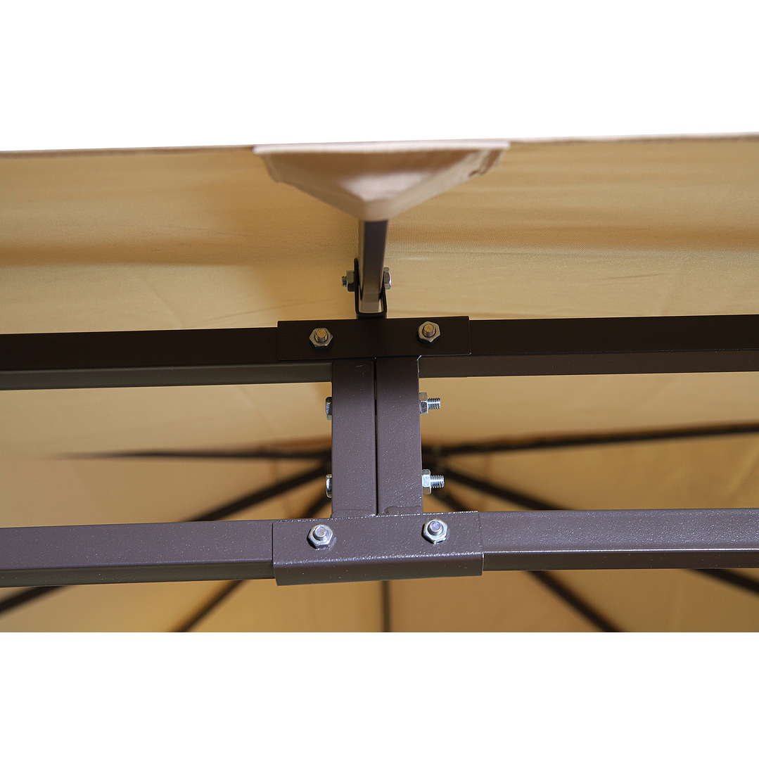 GAZEBO METAL 3x3  BEIGE YF-3136 8