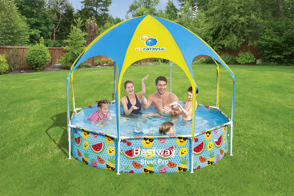 Piscina Con Cobertor 244X51Cm 56432 2