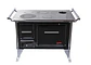 Cocina Leña 90X60 Negro Yunque - Miniatura 1