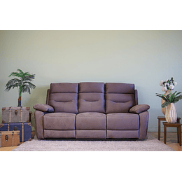 SOFA 3 CUERPOS RECLINABLE CAFE YB901 M&H