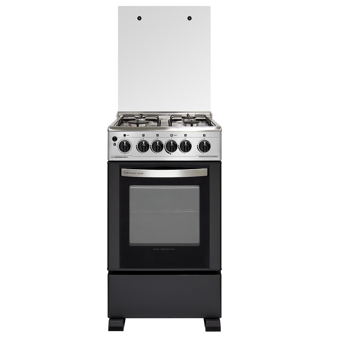 COCINA A GAS 4 QUEMADORES CH-5490NI SINDELEN 1