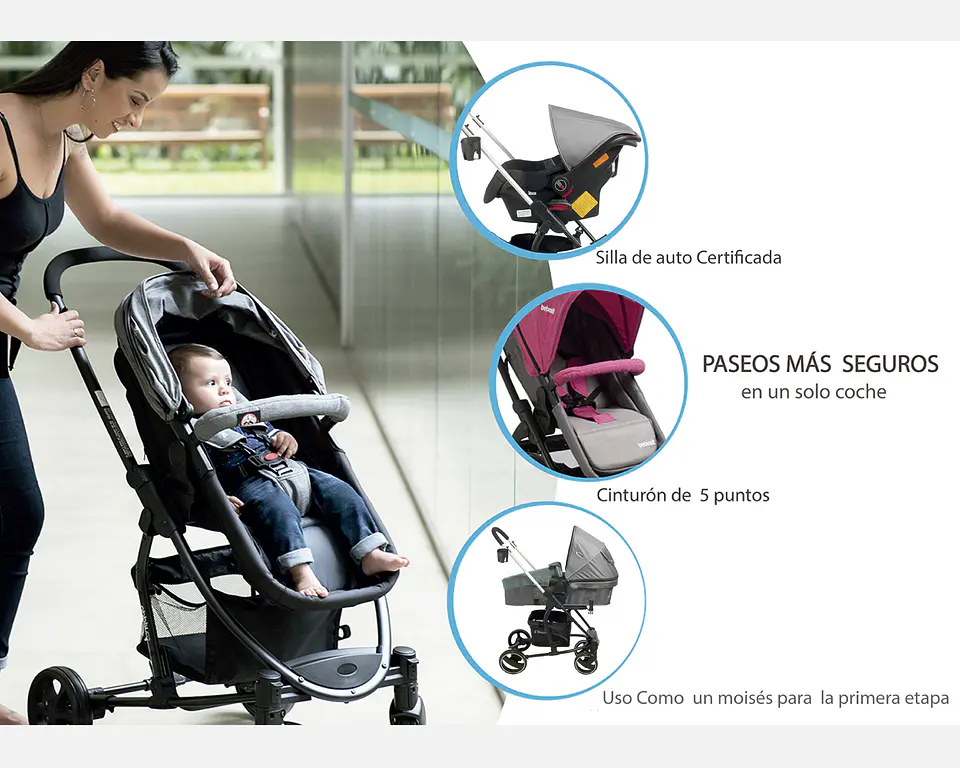 Coche Travel Sys Fenix Azul 5102Az Bebesit 6