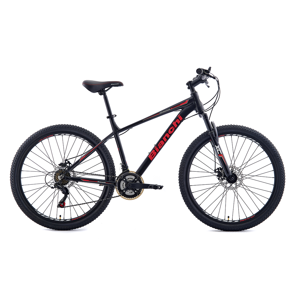 BICICLETA MTB ARO 27.5 ADVANTAGE SX NEGRO SEMI MATTE/ROJO BBF00038 BIANCHI