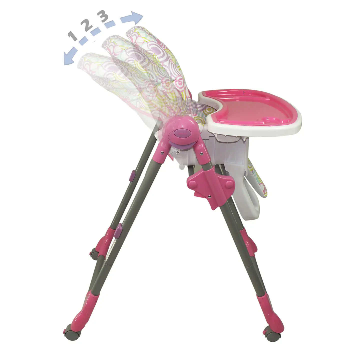 Silla Comer Rosada Bebesit 1038 5