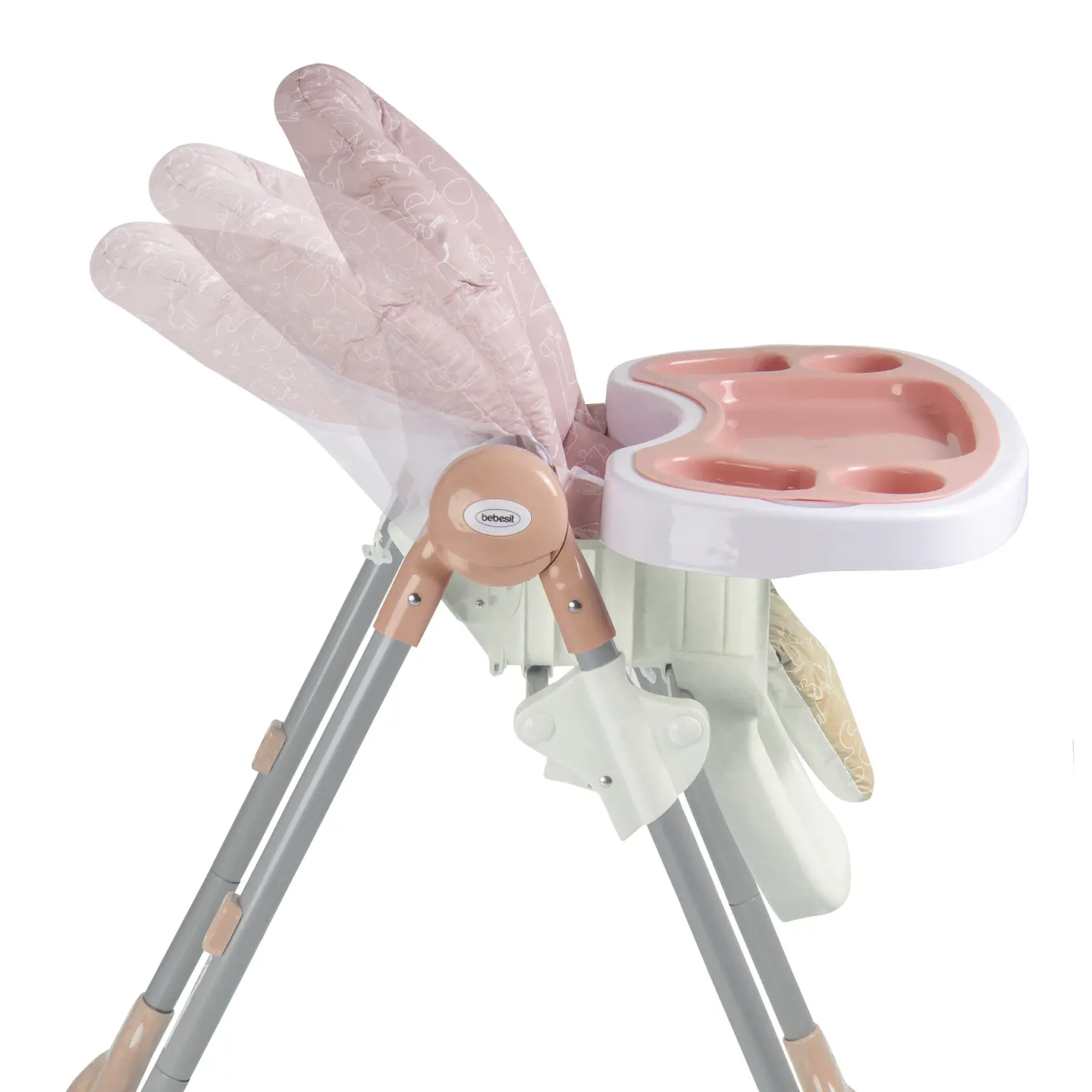 Silla Comer Rosada Bebesit 1038 6
