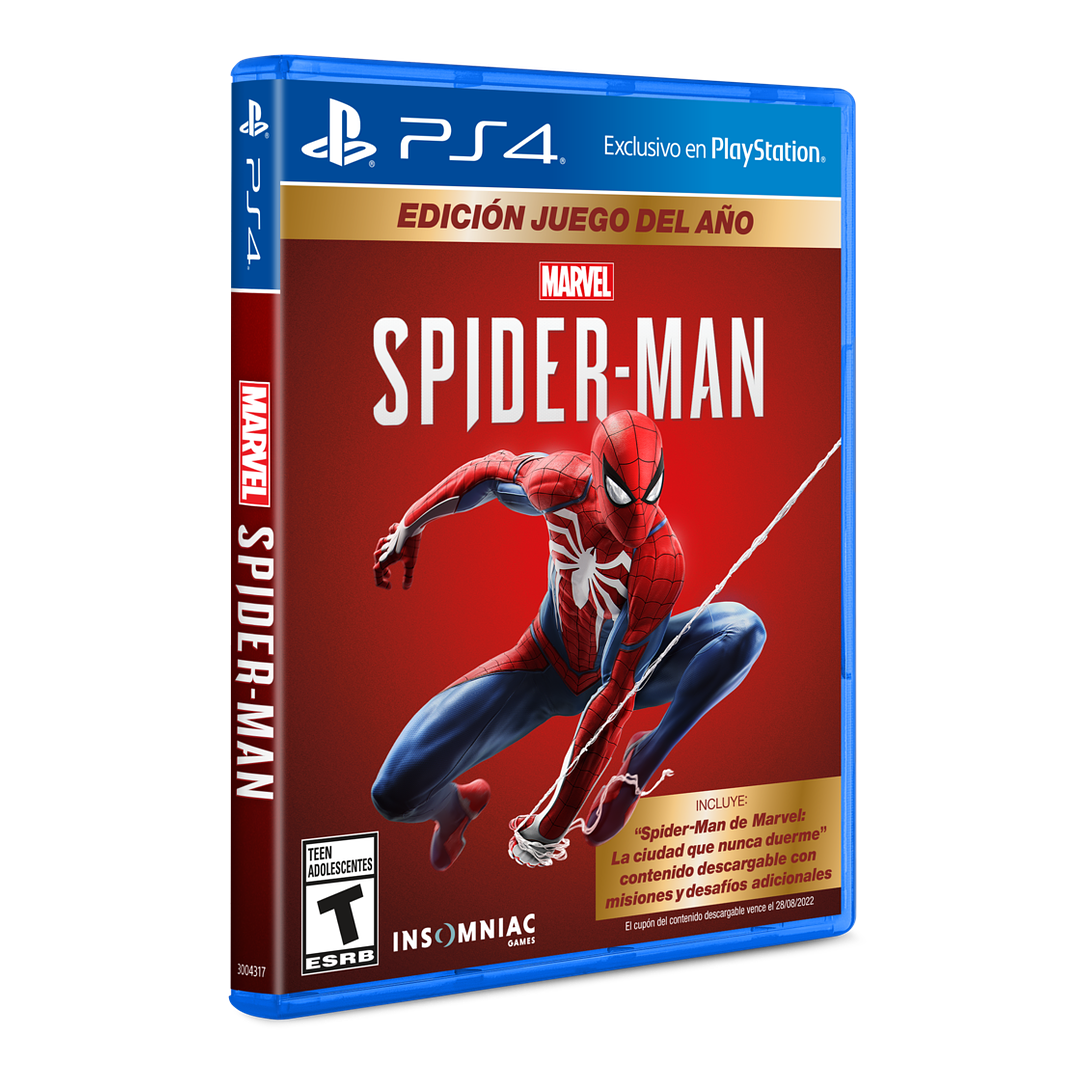 JUEGO PS4 SPIDERMAN SONY