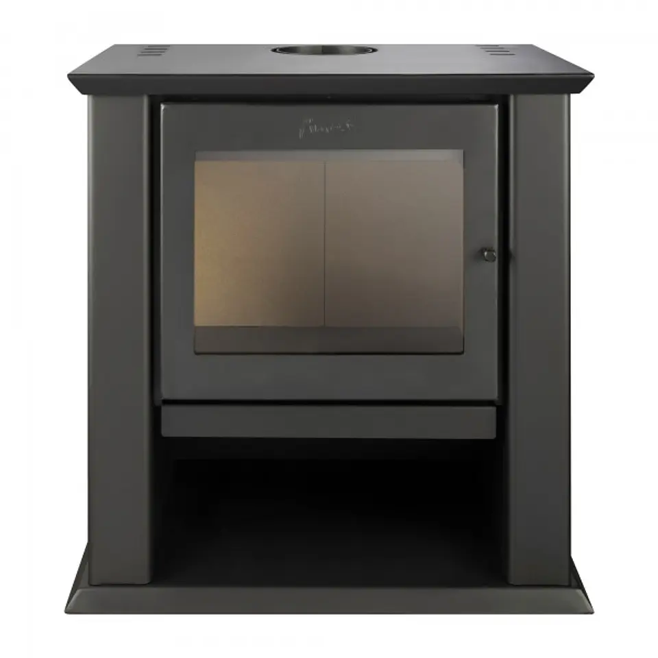 Calefactor A Leña Classic 500 Negro Satinado Amesti  3