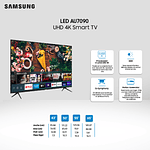 TELEVISOR LED UHD 65" SMART TV UN65AU7090GXZS SAMSUNG