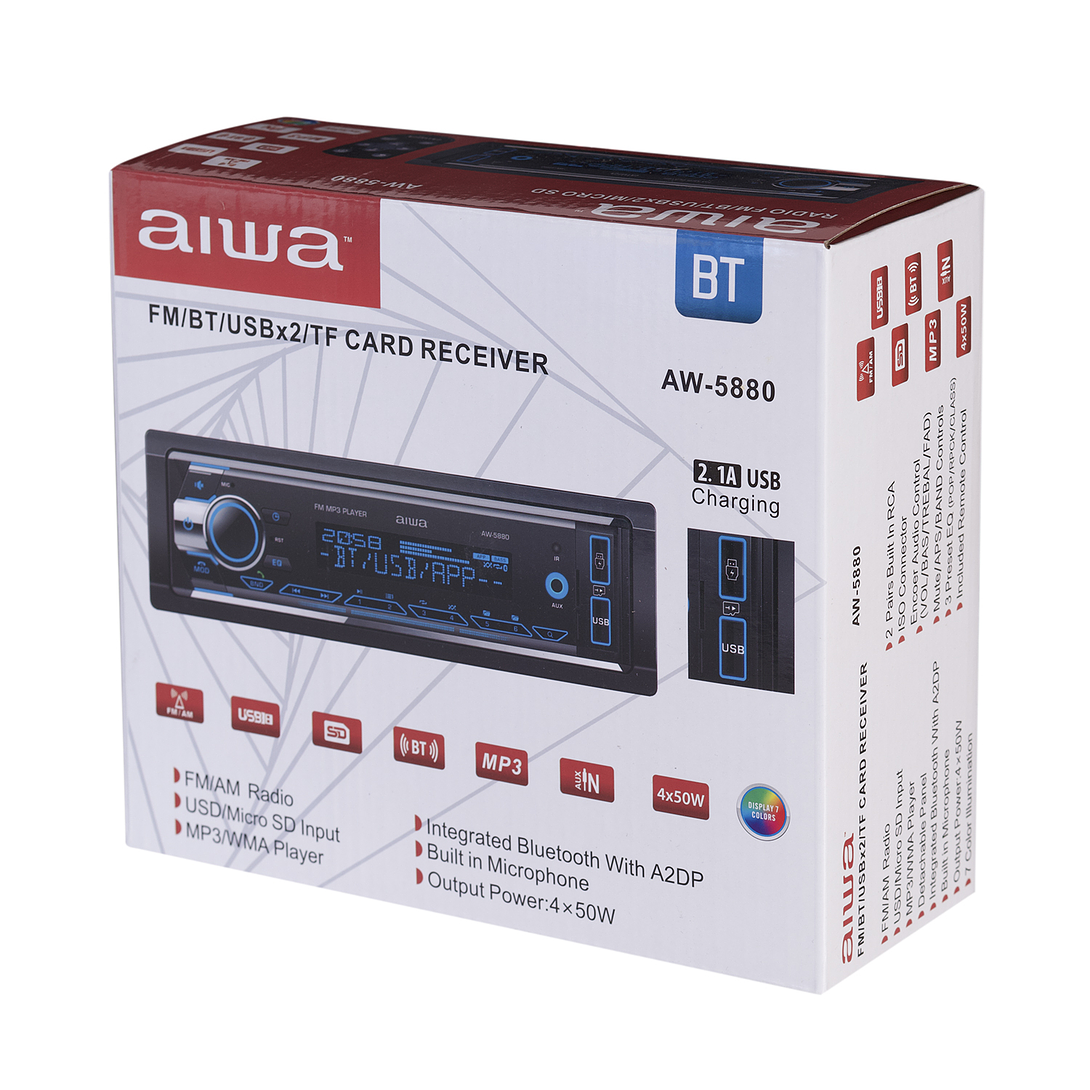 RADIO AUTO BLUETOOTH USBx2 AW5880 AIWA