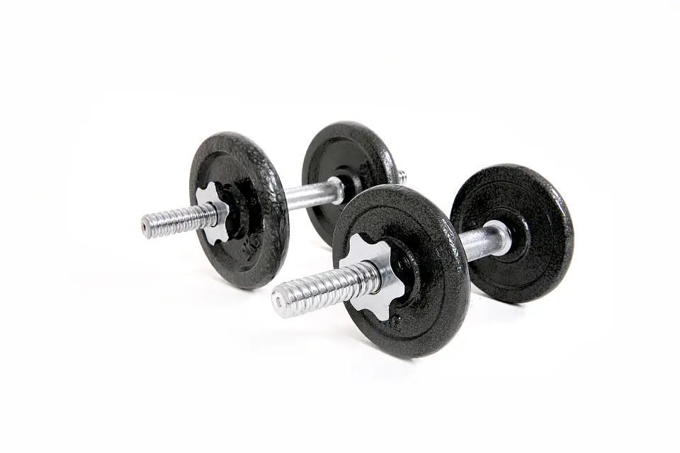 SET MANCUERNAS 15KG NEGRO YK-DB15B M&H 2