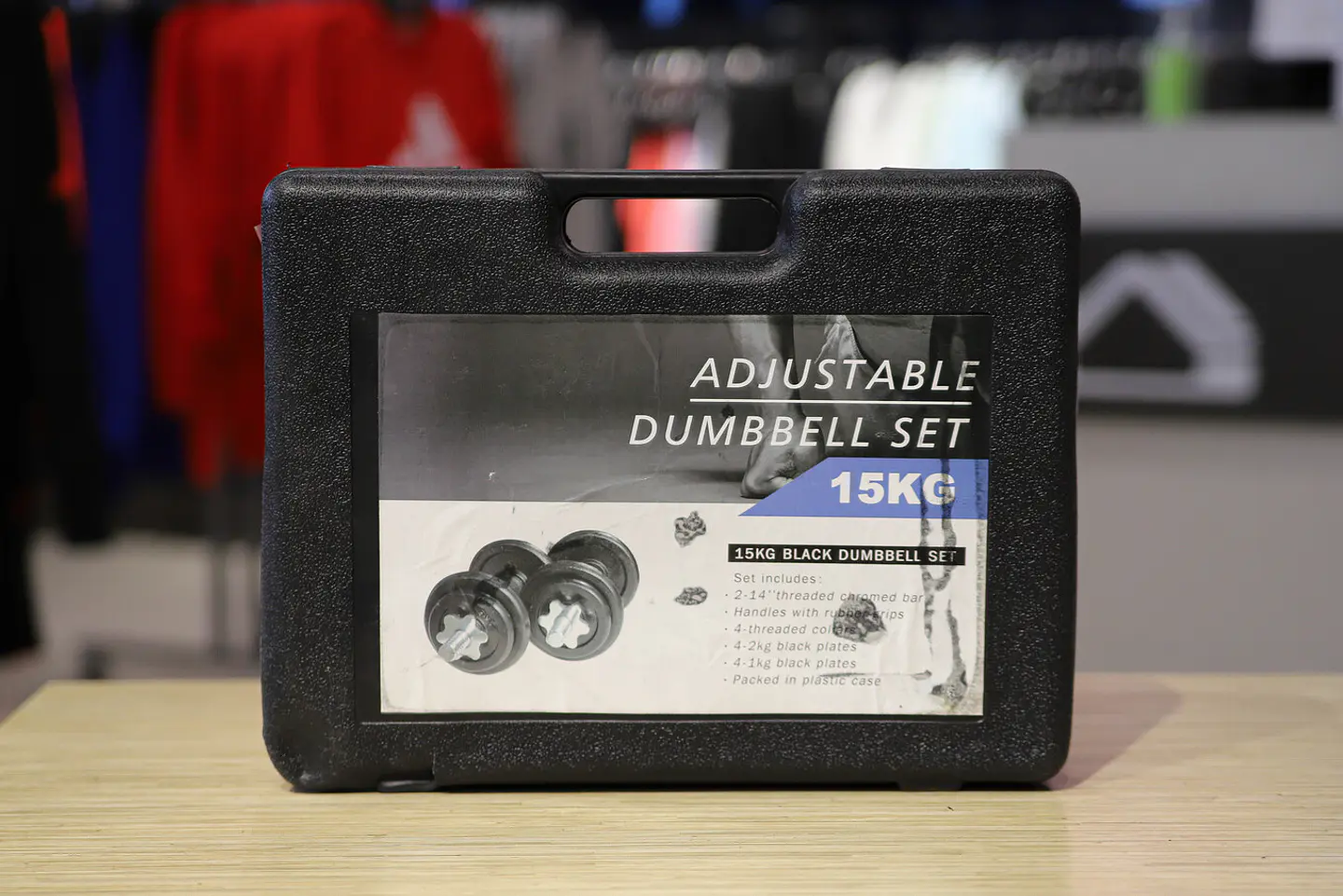 SET MANCUERNAS 15KG NEGRO YK-DB15B M&H 4